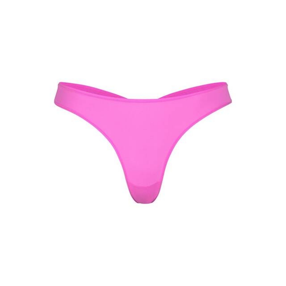 NWT SKIMS FITS EVERYBODY THONG XXS NEON ORCHID